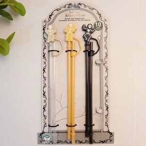 Skelaton Straw and Topper Set